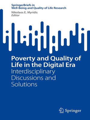 cover image of Poverty and Quality of Life in the Digital Era